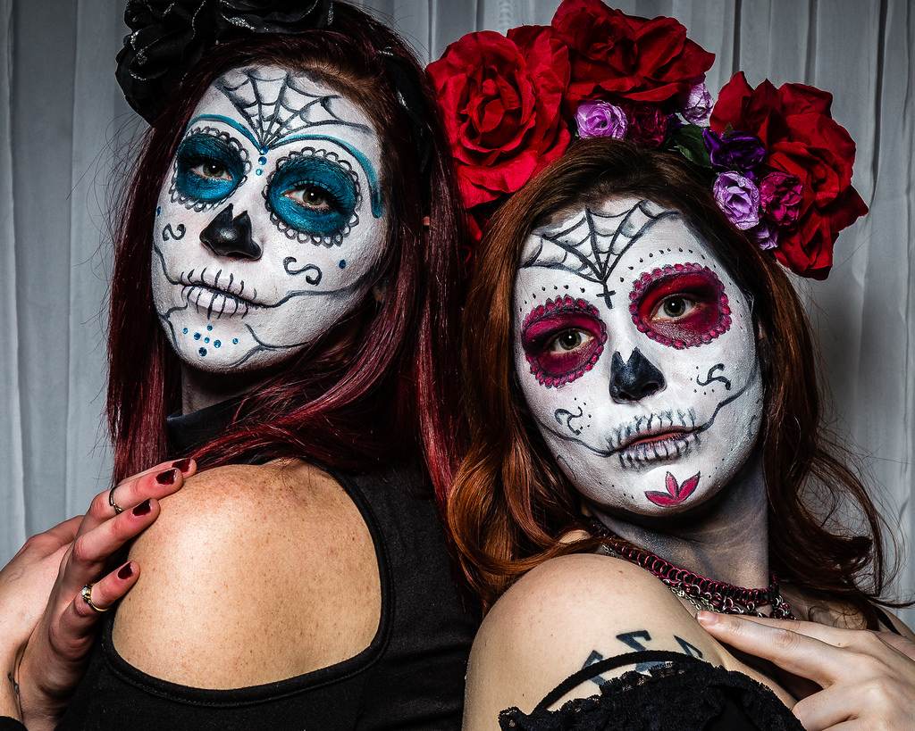 Skull/ Sugar Skull Face Makeup